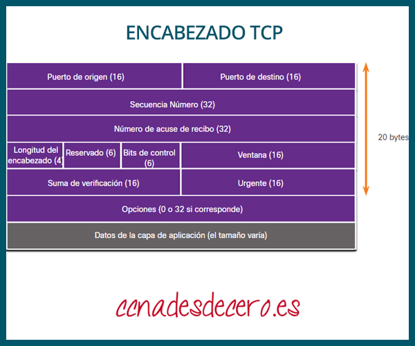 Encabezado TCP