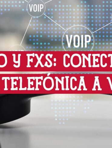 Conexión de red telefónica a VoIP con FXO y FXS