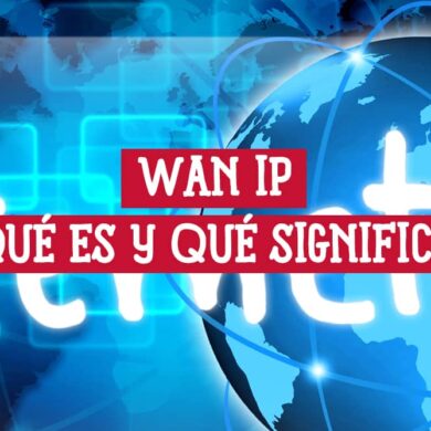 Representación gráfica de una WAN IP sobre un globo terráqueo.