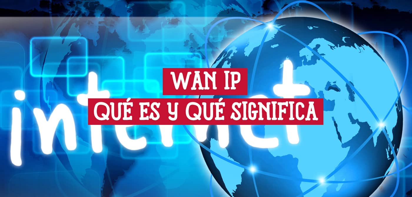 Representación gráfica de una WAN IP sobre un globo terráqueo.