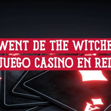 Cartas de Gwent con un resplandor rojo, planteando la pregunta de si podría ser un juego de casino online.