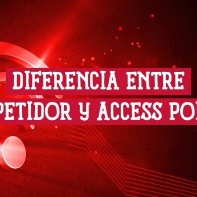 Imagen gráfica con el símbolo de Wi-Fi y el texto Diferencia entre repetidor y Access Point. Guía para entender las diferencias entre ambos dispositivos.