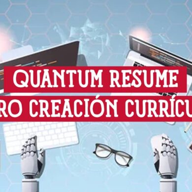 Manos de robot en un escritorio usando la tecnología de Quantum Resume para crear currículums con inteligencia artificial.