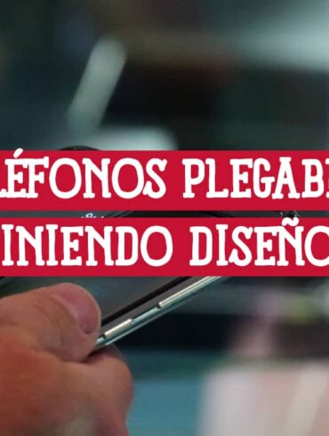 Portada del artículo sobre el diseño de aplicaciones para teléfonos plegables, mostrando el título sobre una imagen de un dispositivo en uso.